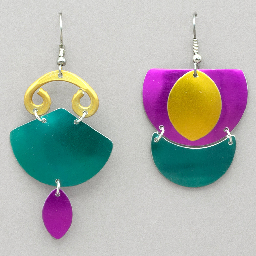 Sylvi Harwin Asymmetric Earrings - Hawaii