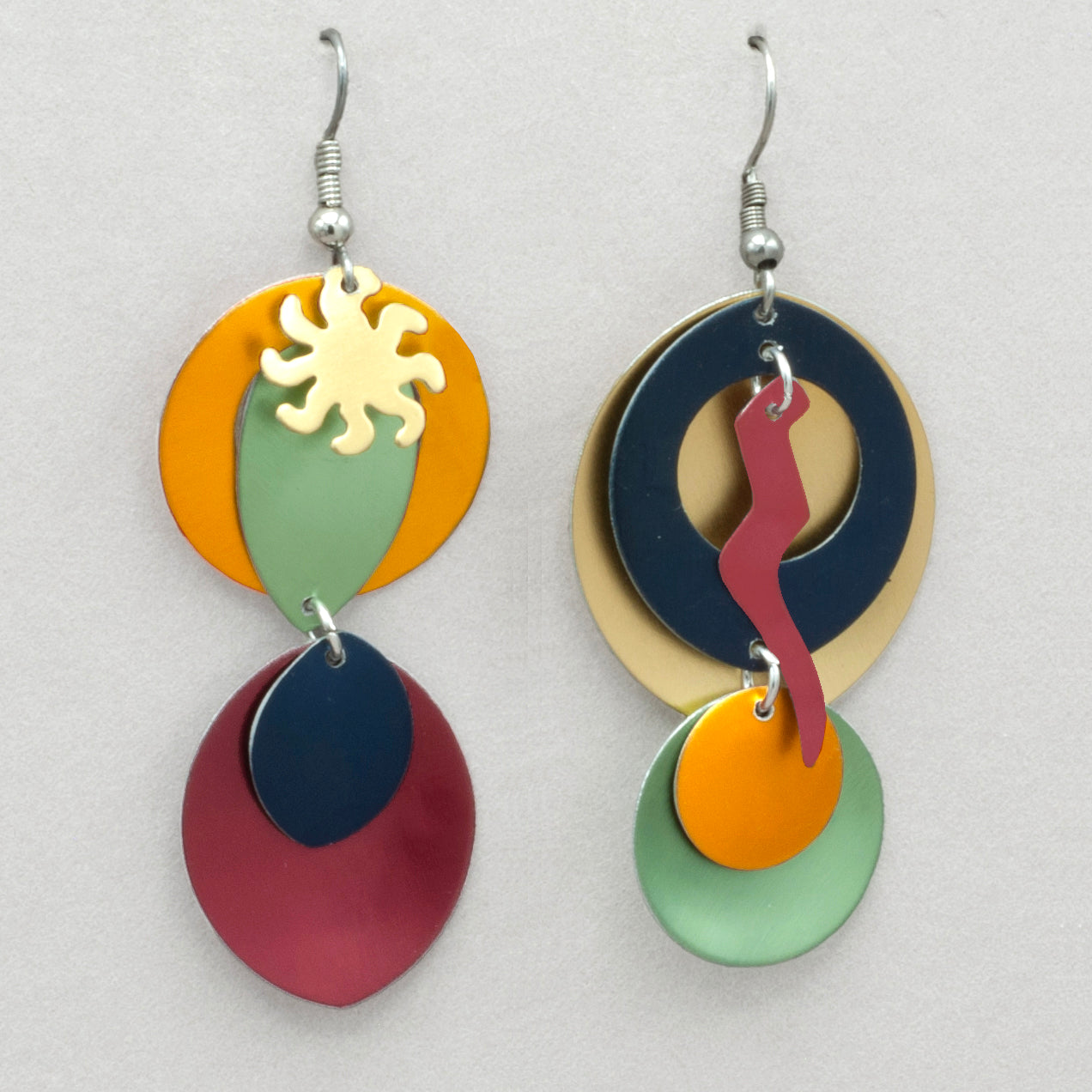 Sylvi Harwin Asymmetric Earrings - Tlascoco