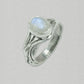 Jim Kelly Rainbow Moonstone Sterling Silver Ring