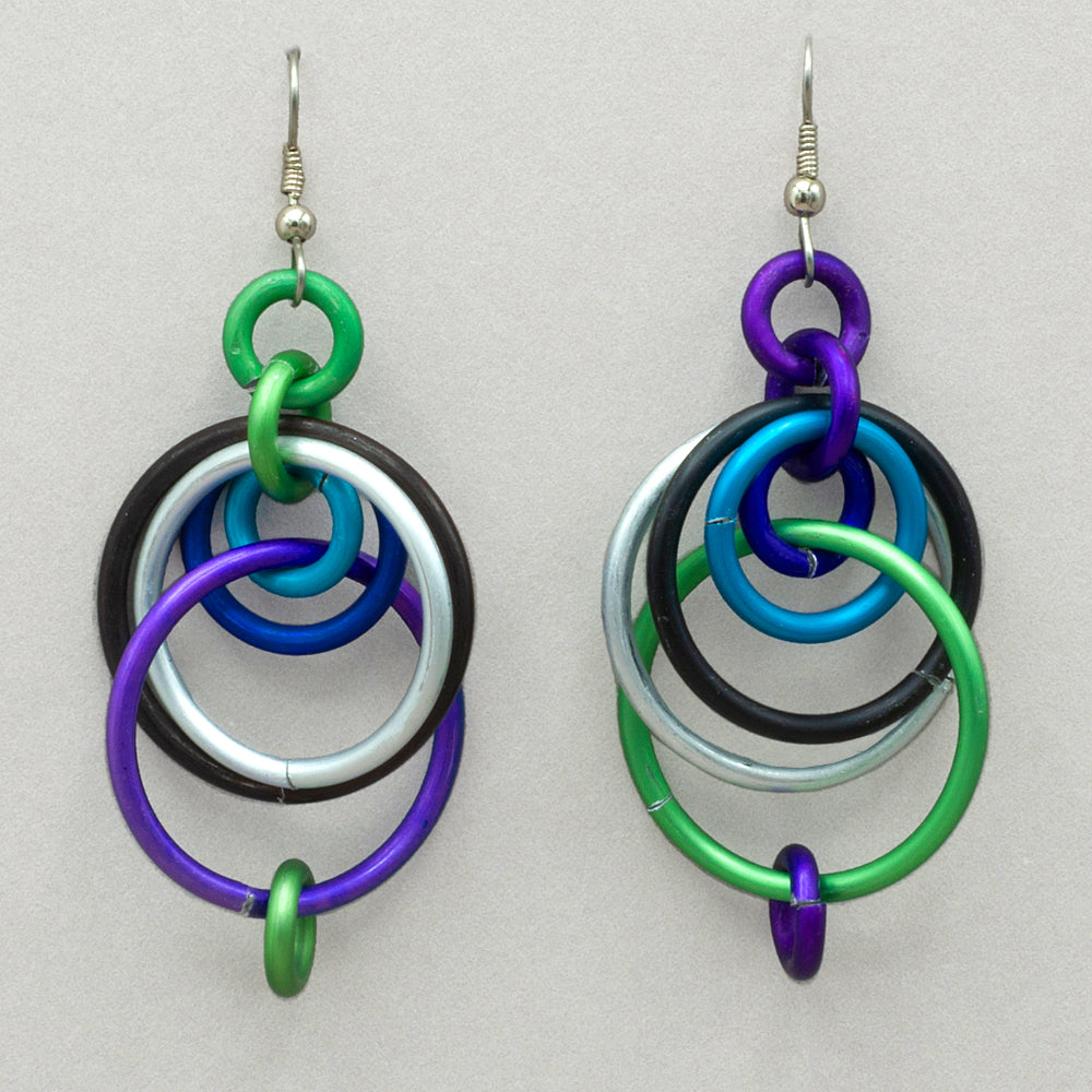 Sylvi Harwin Asymmetric Earrings - Danube
