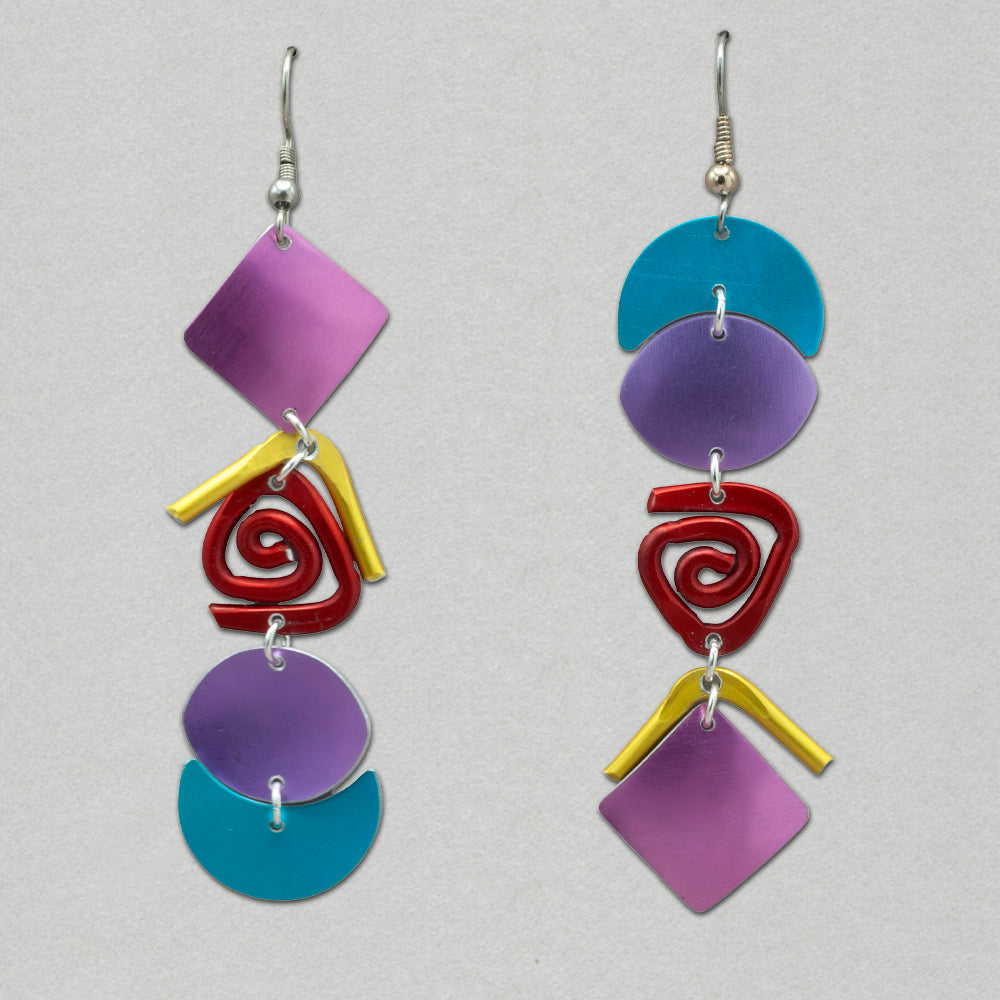 Sylvi Harwin Asymmetric Earrings - Fiorella