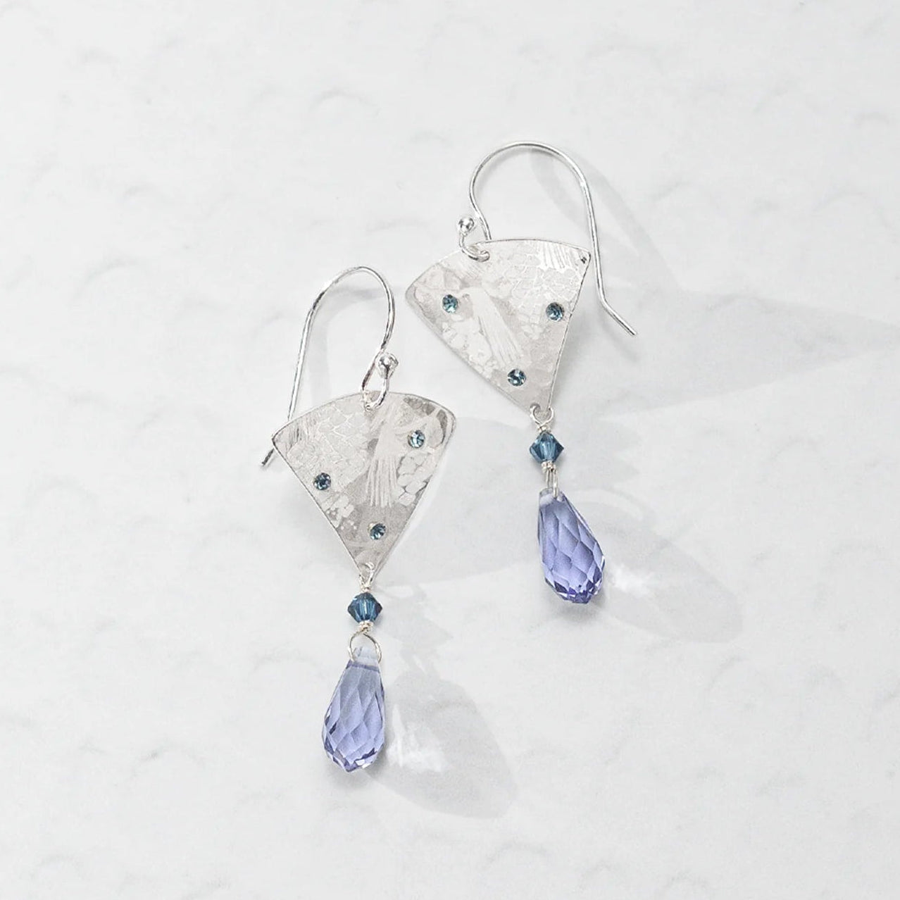 Holly Yashi Noel Earrings - Ice Blue