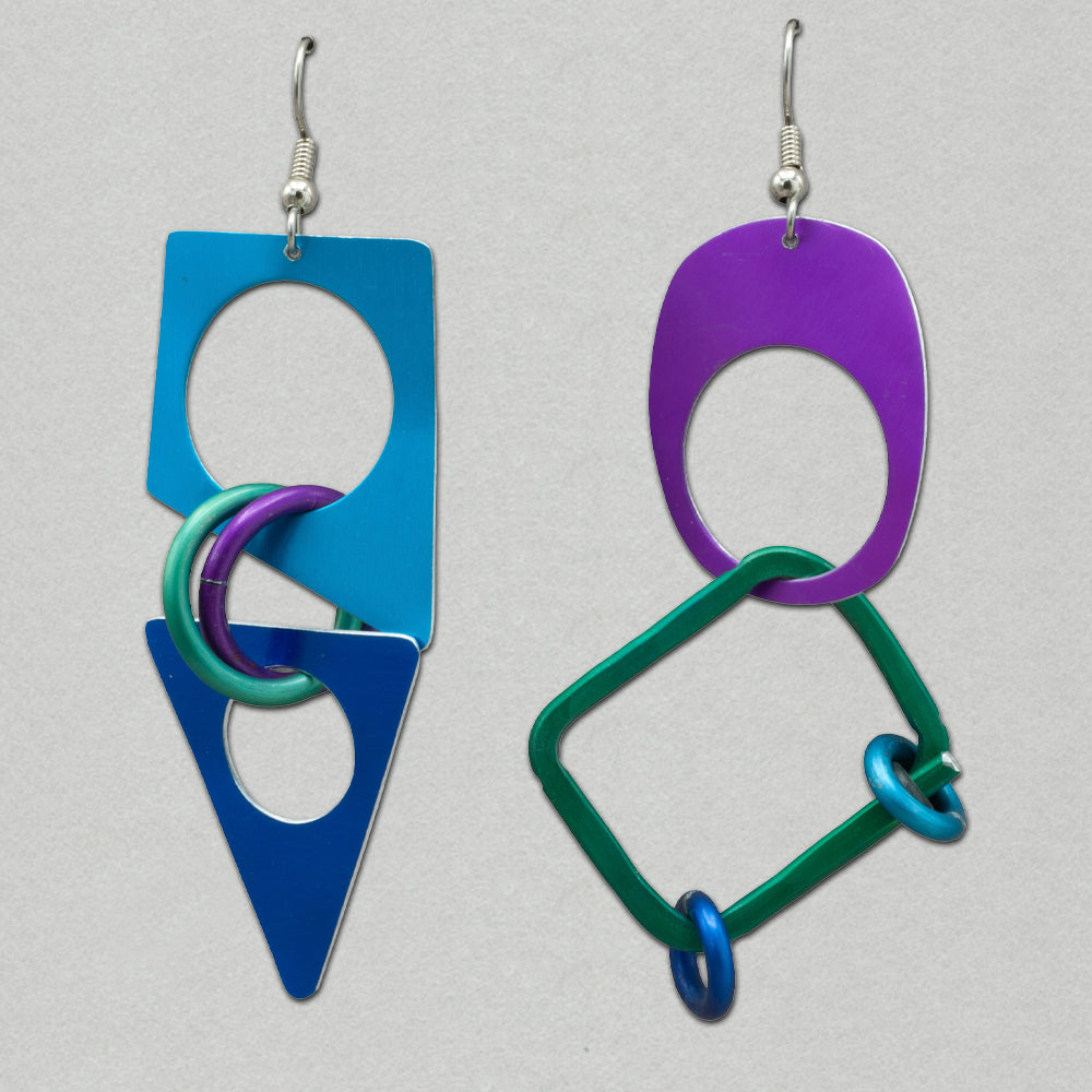 Sylvi Harwin Asymmetric Earrings - New Cool