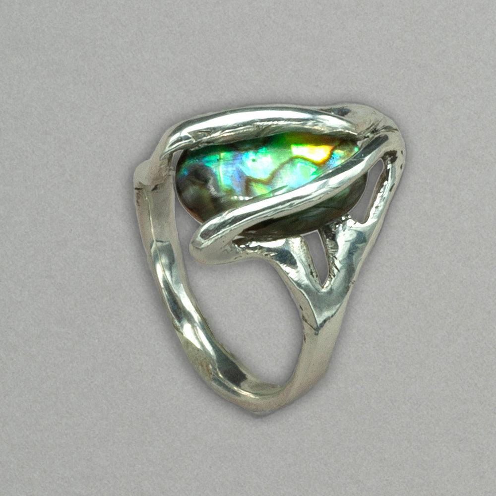 Jim Kelly Paua Shell Sterling Silver Ring