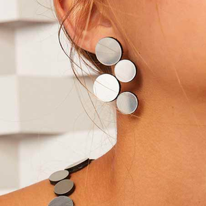 Iskin Sisters Small Abstraction Earrings