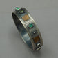 Tabra Boulder Opal and Tourmaline Sterling Silver Bangle