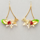 Holly Yashi Boughs Of Holly Earrings