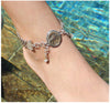 Jim Kelly and Tabra Rainbow Bridge Anklet with Charm
