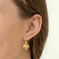 Holly Yashi Budding Heart Earrings