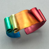 Sylvi Harwin Folded Aluminum Cuff Bracelet
