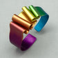 Sylvi Harwin Folded Aluminum Cuff Bracelet