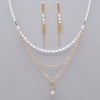 Coeur de Lion Mother of Pearl Necklace and Earrings Set