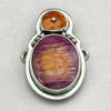 Tabra Spiny Oyster and Amber Charm