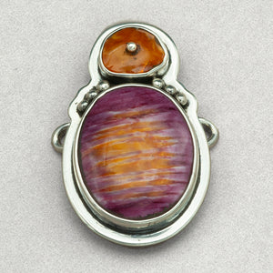 Tabra Spiny Oyster and Amber Charm