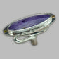 Jim Kelly Charoite Sterling Silver and 14k Gold  Ring
