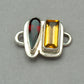 Tabra Garnet and Citrine Charm