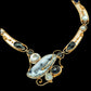 Michou 22K Gold Vermeil Necklace with Dendritic Agate and Hematite