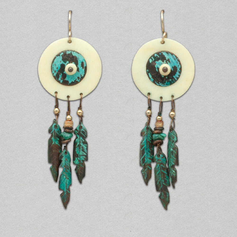 Tabra Vintage Africa Copper Earrings