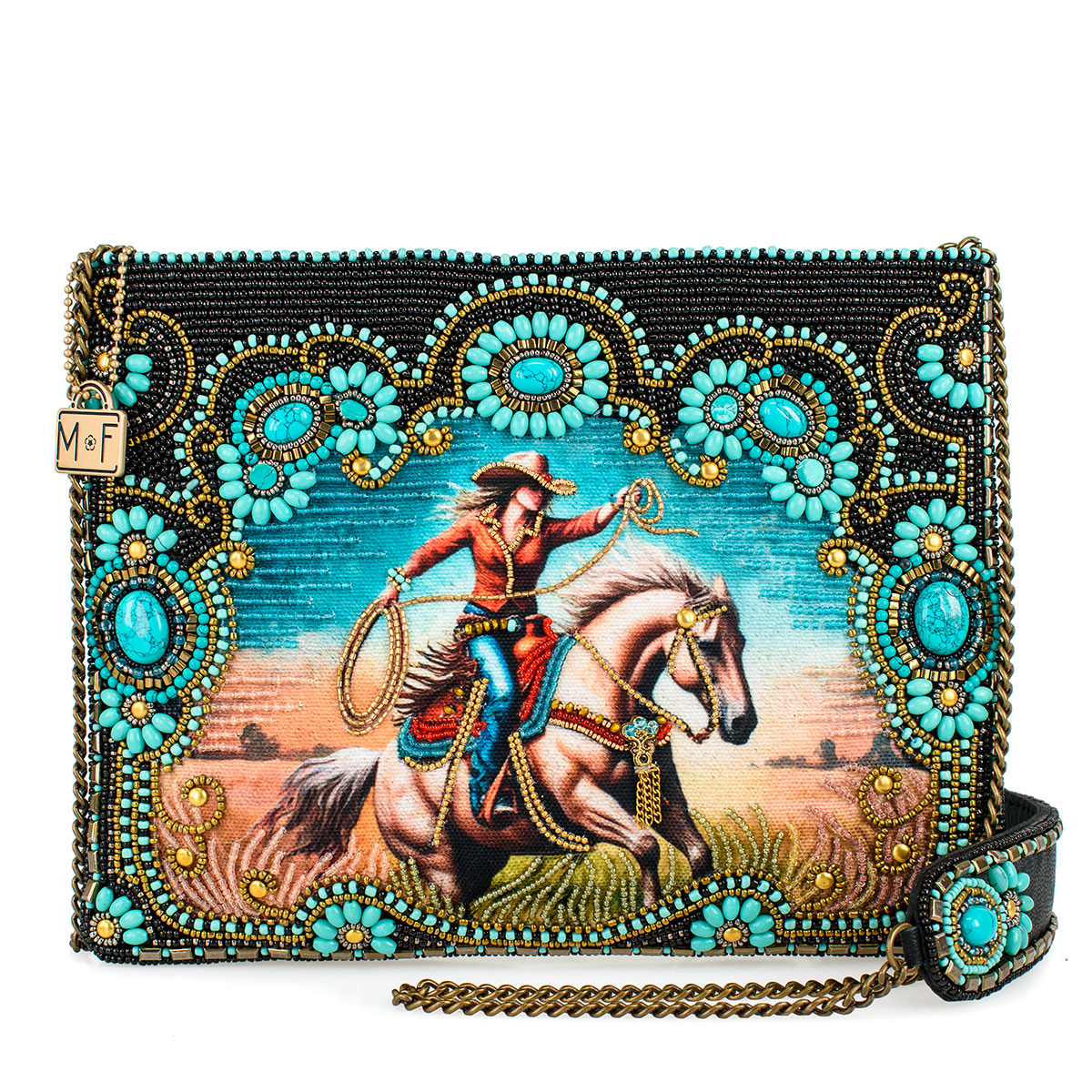 Mary Frances Cowgirl Crossbody Handbag
