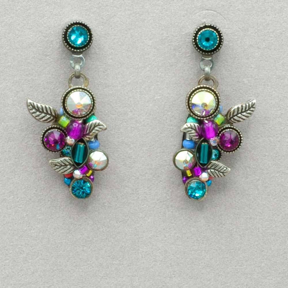 Firefly Scallop Post Earring - Crystal A/B