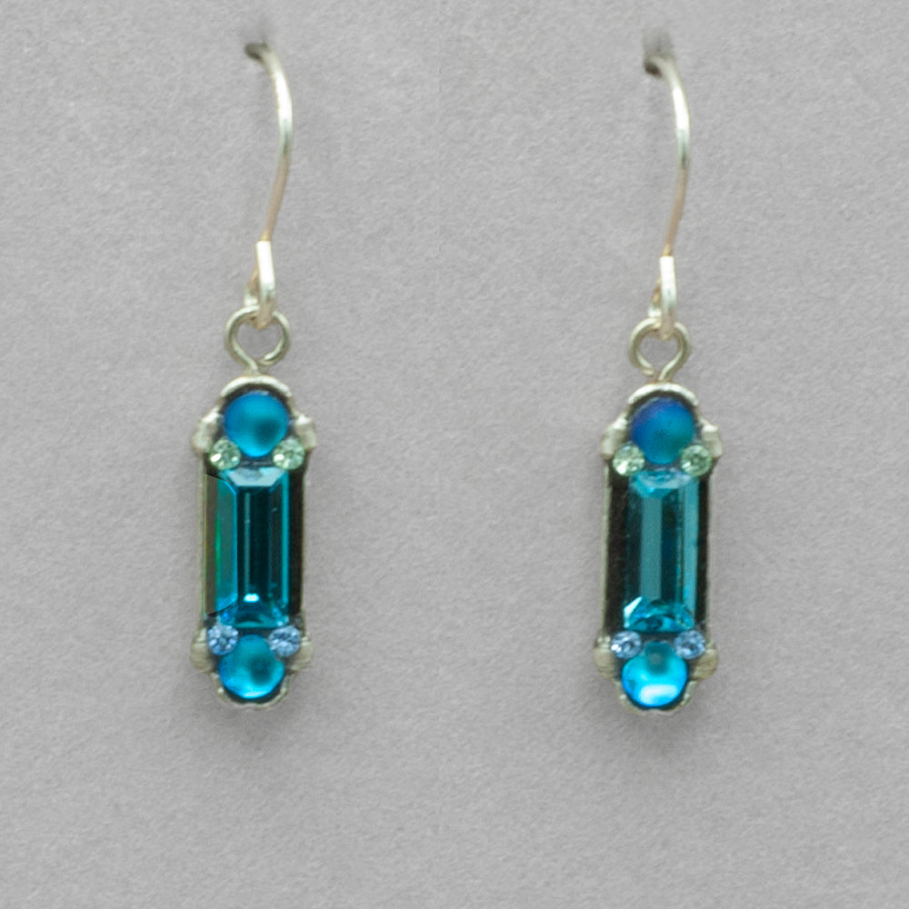 Firefly La Dolce Vita Columnar Earring- Moonlight Light Blue
