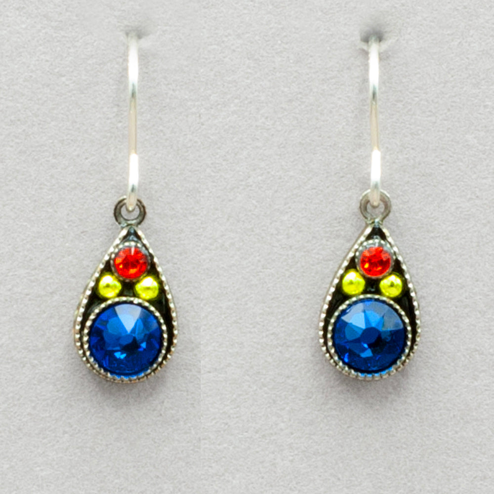 Firefly Domas Drop Earrings - Bermuda Blue