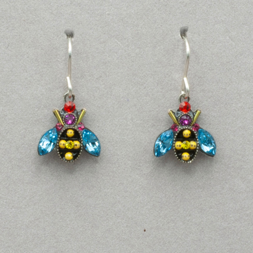 Firefly Bee Earrings - Multicolor