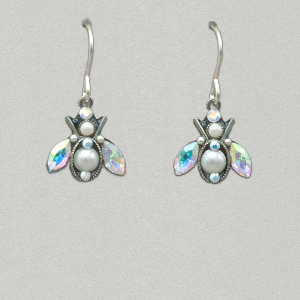 Firefly Bee Earring - White
