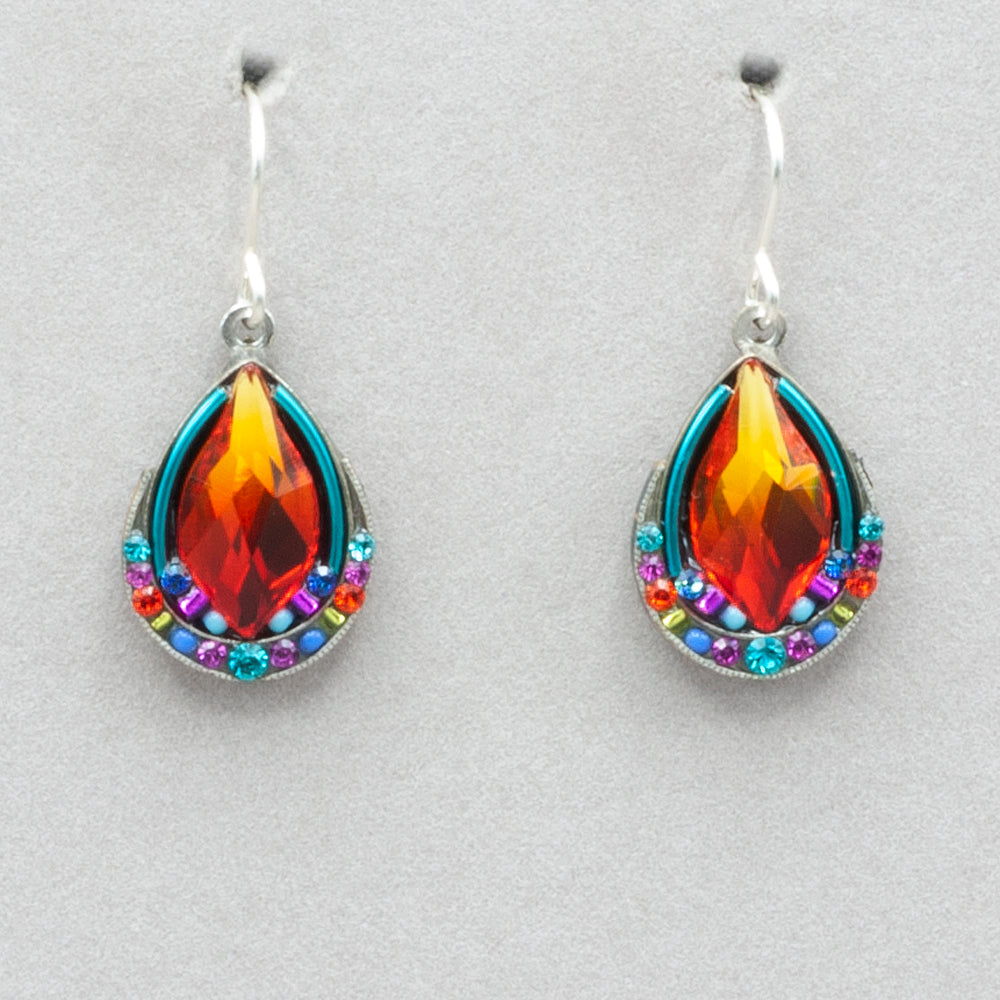 Firefly Contessa Wide Drop Earring - Multicolor