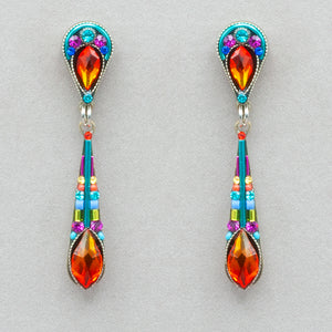 Firefly Contessa Medium Elongated Drop Post Earrings