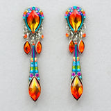 Firefly Contessa Elongated Drop Chandelier Post Earring