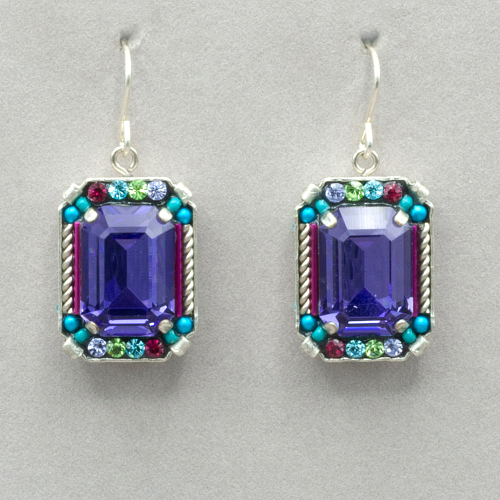 Firefly Duchess Large Statement Earrings - Multicolor