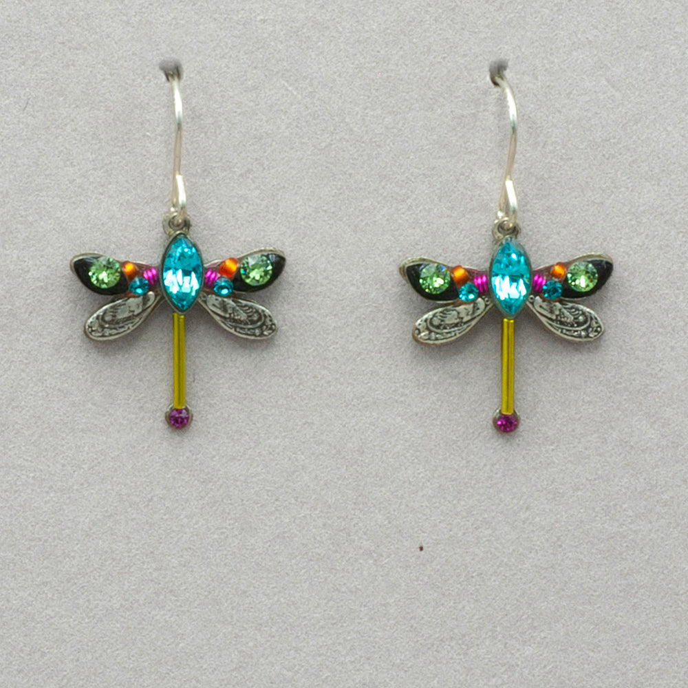 Firefly Dragonfly Earrings - Multicolor