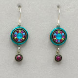 Firefly Moonlight Single Circle Drop Earrings