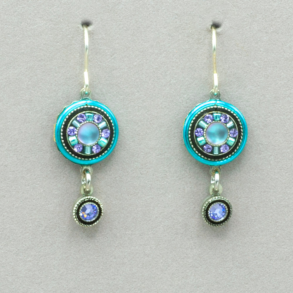 Firefly Moonlight Single Circle Drop Earrings - Soft