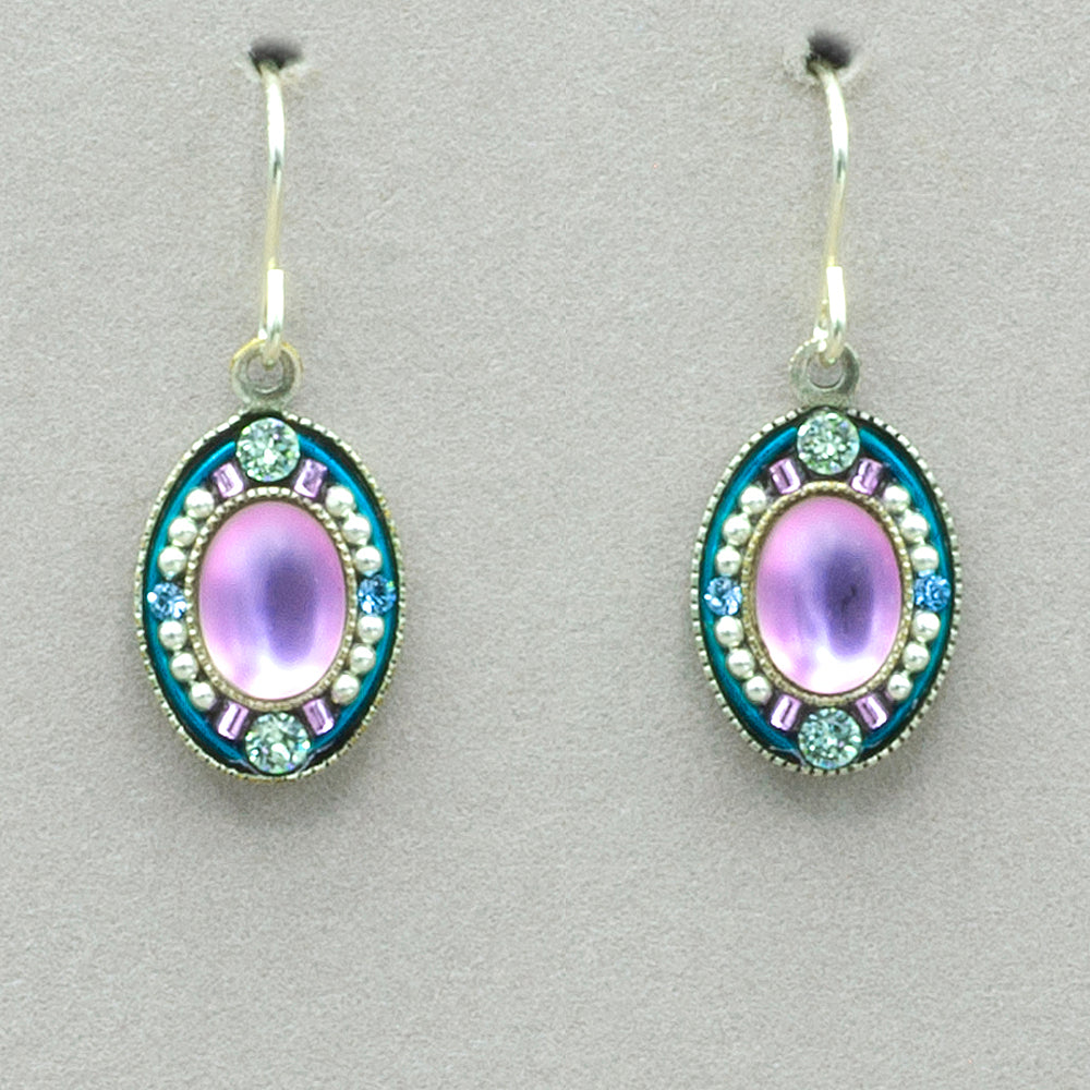 Firefly Moonlight Single Medium Oval Earrings - Soft