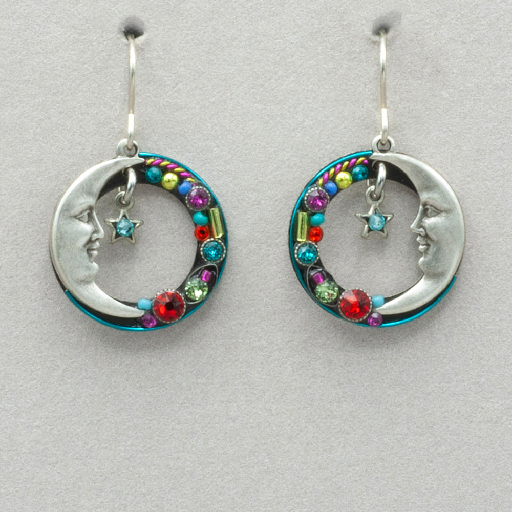 Firefly Luna Hoop Earrings - Multicolor