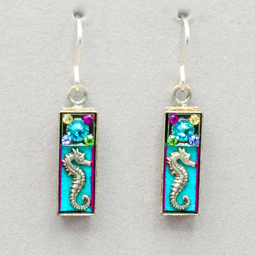 Firefly Beach Seahorse Earrings - Soft