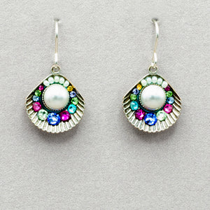 Firefly Pearl Large Shell Earrings