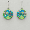 Firefly Beach Glass Tide Pool Dangle Earrings