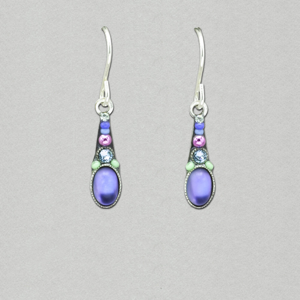 Firefly Moonlight Extended Petite Drop Earring - Tanzanite