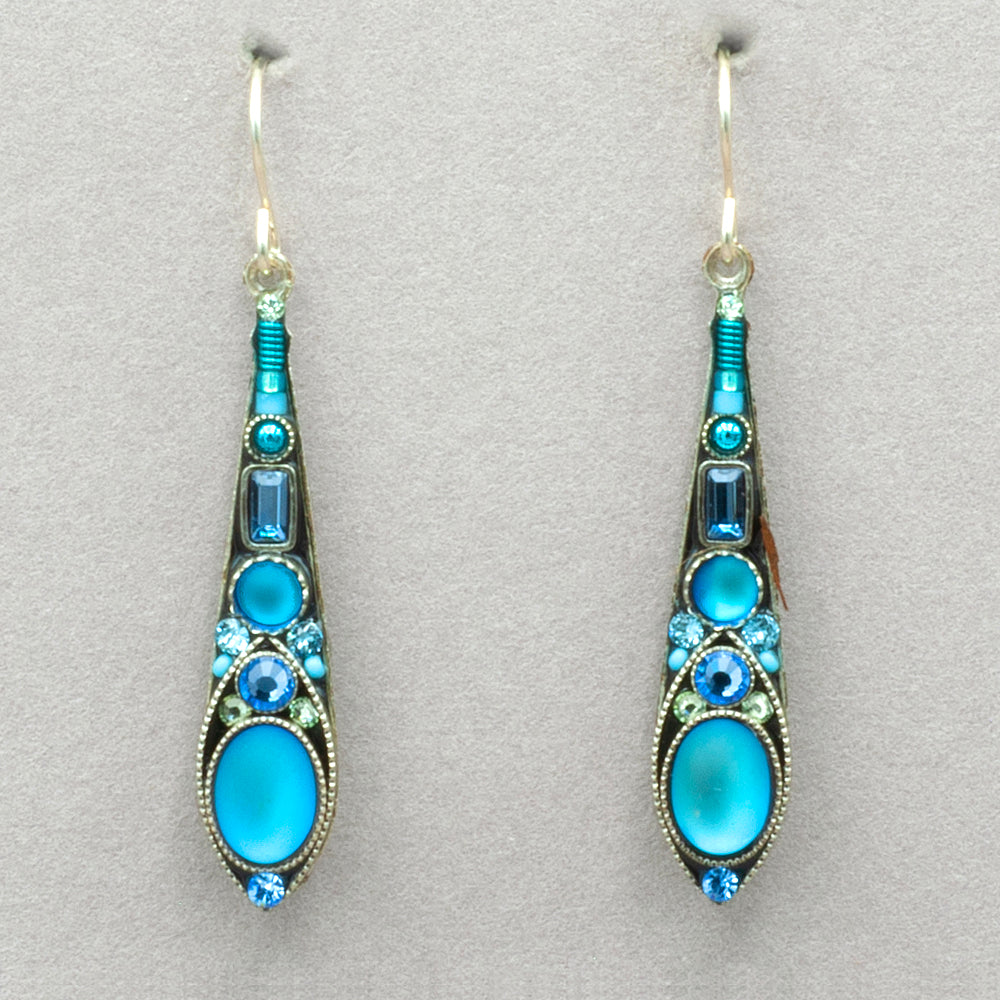 Firefly Moonlight Extended Long Earring - Light Blue