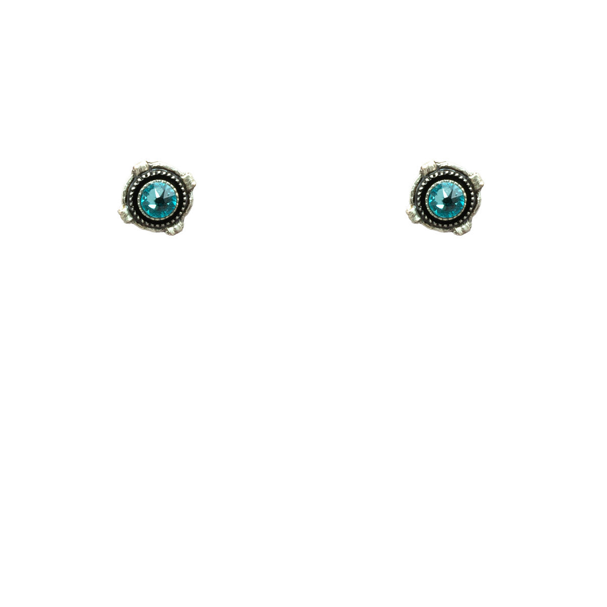 Firefly Bubbly Stud Post Earrings - Light Turquoise