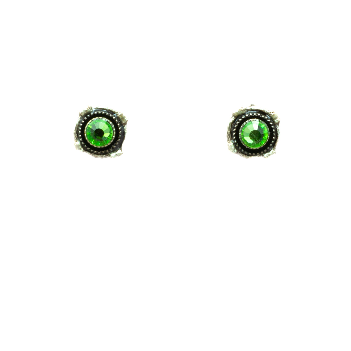 Firefly Bubbly Stud Post Earrings - Peridot