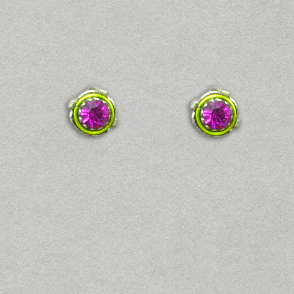 Firefly Stud Post Earrings - Fuchsia