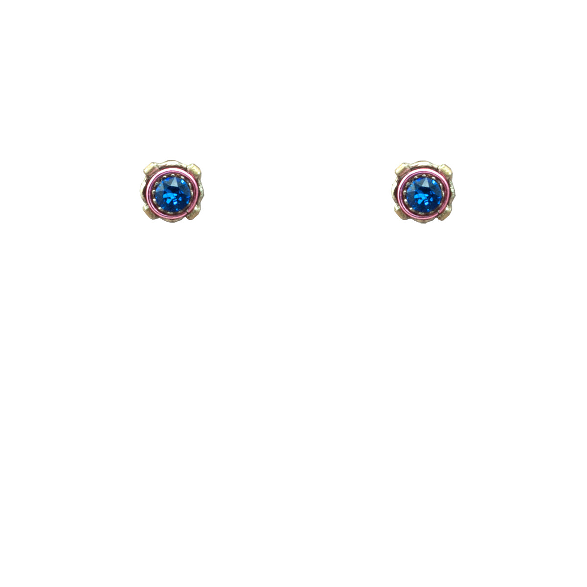 Firefly Stud Post Earrings - Sapphire