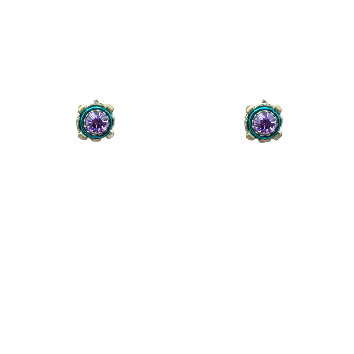Firefly Stud Post Earrings - Violet