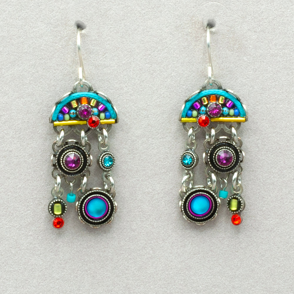 Firefly Cirque Mobile Earrings - Multicolor