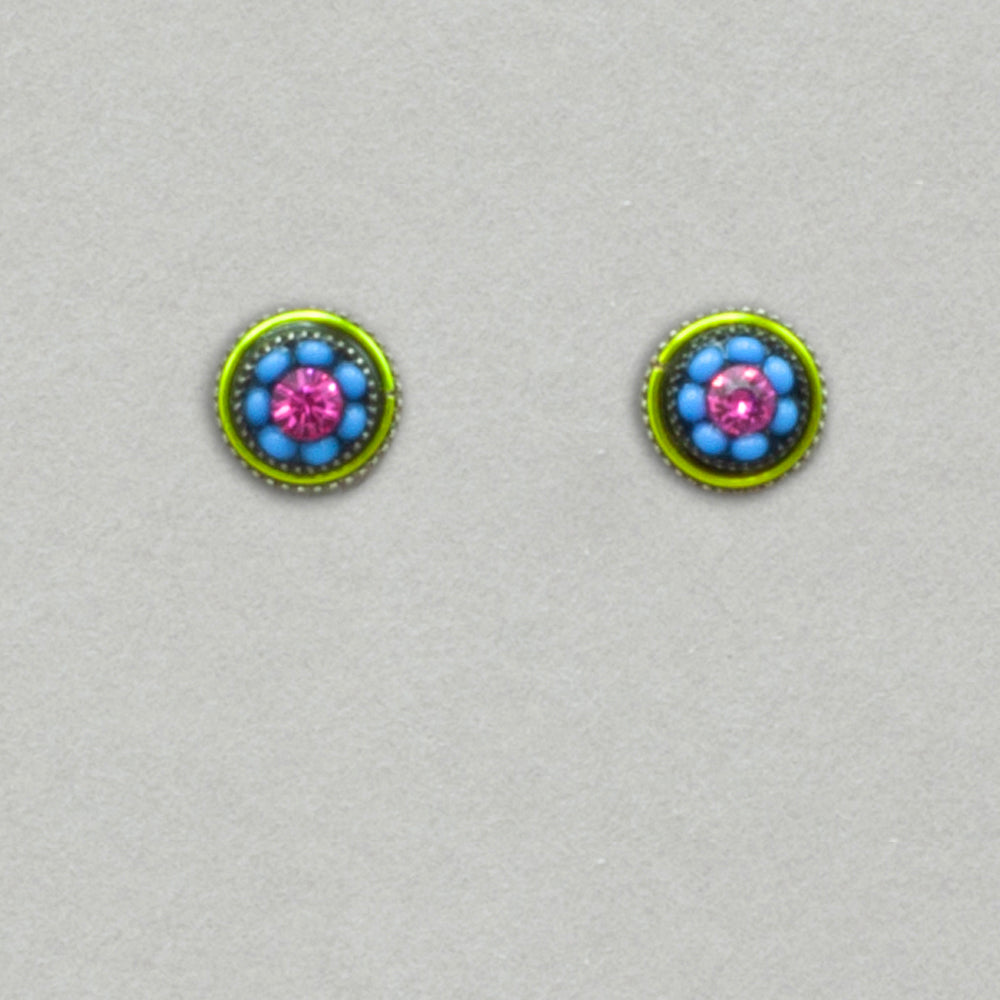 Firefly Stud Flower Earring - Periwinkle