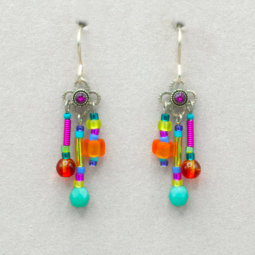Firefly Simple Earrings - Multicolor